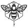 Black Bee Metal Hanger w/Hook 70127;