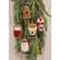 Beaded Santa Fabric Ornament