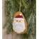 Beaded Santa Fabric Ornament
