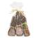 3 Set, Primitive Chocolate Bunny Family