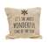 It's The Most Wonderful Time Natural Pillow 15552;