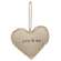 You & Me Fabric Heart Ornament, 2 Asstd. 15642;