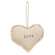 Love & Stripe Fabric Heart Ornament, 2 Asstd. 15643Love & Stripe Fabric Heart Ornament, 2 Asstd. 15643;