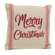 Merry Christmas Red Striped Pillow 15657;