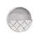 Whitewashed Galvanized Fleur De Lis Wall Pockets, 2/Set 15688AB;
