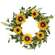 Black-Eyed Susan, Pip, & Spring Greens Twig Wreath 18322;