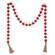 Red & White Bead Garland w/Tassel 37168;