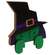 Peeking Witch Wooden Shelf Sitter