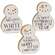 Christmas Carol Chunky Snowman Sitter, 3 Asstd. 37206;