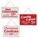 Candy Canes, Hot Chocolate or Cookies Sign Ornament, 3 Asstd. 37232;