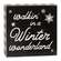 Walkin In A Winter Wonderland Buffalo Plaid Box Sign 37243;
