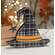 Buffalo Plaid Witch Hat Chunky Sitter