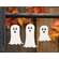 3 Set, Happy Ghost Ornaments with Wire Hangers