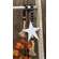 Black, Orange, & White Bead Garland with Spattered Star