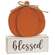 Thankful, Family, Blessed Pumpkin on Base, 3 Asstd.