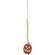 Natural Beaded Jack O Lantern Ornament