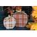2 Set, Plaid Wooden Apple Sitters