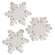 Distressed Wooden Snowflake Sitter, 3 Asstd. 37336;