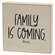 Family is Coming Square Block, 2 Asstd.