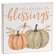 Plentiful Blessings Watercolor Box Sign, 2 Asstd.