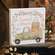 Thankful & Blessed Watercolor Pumpkin Truck Box Sign