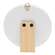 Give Thanks Grateful Watercolor Pumpkin Round Easel Sign, 2 Asstd.
