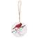 Grandma or Grandpa Round Cardinal Ornament, 2 Asstd.