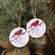 Mom or Dad Round Cardinal Ornament, 2 Asstd.