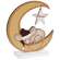 Peaceful Winter Moon Mouse on Base