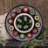 Holly & Berries Penny Mat Round Wooden Hanging Tray