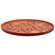 Hello Fall Autumn Leaves Round Wooden Hanging Tray