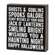 Ghosts & Goblins Box Sign With Ghost & Jack Easel, 2/Set 37542;