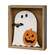 Ghosts & Goblins Box Sign With Ghost & Jack Easel, 2/Set 37542;