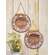Daisy Day Round Hanging Sign with Burlap Bow, 2 Asstd.