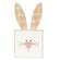 Plaid Ear Bunny Block Sitter, 3 Asstd. 37592;