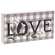 Buffalo Check Lily & Bunny "Love" Box Sign