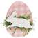 Hopping Bunny Pink Plaid Egg Sitter