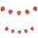 Wooden Strawberry Mini Garland 37697;