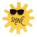 Sun "Shine" Wooden Sitter with Sunglasses 37710;