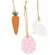Carrot, Bunny, Easter Egg Wooden Ornaments, 3/Set 37734;
