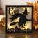 Black Sparkle Boo Witch Light Up Box Sign 38732;