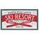 North Pole Lodge Ski Resort Metal Sign 60463;