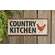 Country Kitchen Metal SIgn