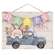 Happy Easter Banner Bunny Truck Hanging Wood Sign 91135;