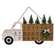 Woodland Tree Truck Christmas Calendar Hanger 91149;