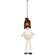 Mini Brown/White Snowflake Wooden Gnome ADCX3005;