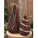 Stuffed Green & Red Felt Christmas Tree, 9"