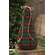 Stuffed Green & Red Felt Christmas Tree, 13.5"