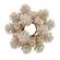 Yuletide Frosted Pinecones Candle Ring, 1" SE022503;