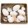 White Speckled Eggs in Box